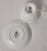 Paragon " Sky Blue and Gold " & " Valentine " Cup and Saucer Sets . All Cups and Saucers Ring True - 7