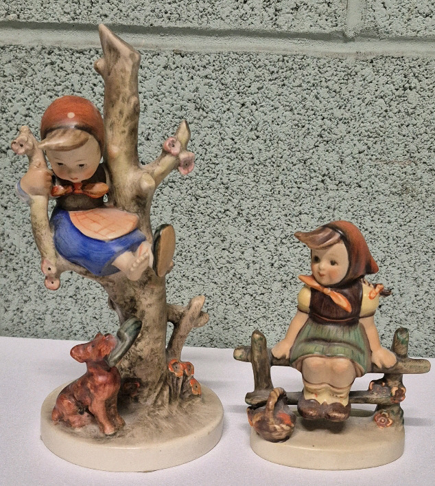 2 Hummel/Goebel Made in Germany 4" & 6.5" Tall