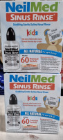 2 New Kid's NeilMed Sinus Relief Kits All Natural for Ages 2 years+ 60 Premixed Sachets per Kit