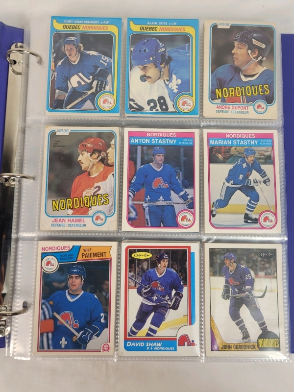 1979 - 2020 Quebec Nordiques / Colorado Avalanche NHL Hockey Trading Card Singles . 205 Trading Cards