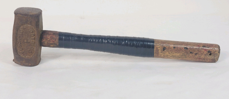 Vintage Punch-Lok Chicago Blacksmith Hammer . Measures 12.5" long .