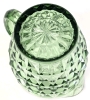 Stunning Vintage Unsigned Depression / Uranium Glass Pitcher - 6.5" Tall - 18