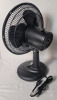 New - Comfort Zone 12" 3-Speed Oscillating Table Fan . Tested Working - 3