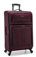 New | U.S. Traveler Anzio Softside Expandable Spinner Luggage, Burgundy, Checked-Large 30-Inch | *Retails $459.64*