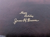 8 Vintage Hardcover History Books Bound in Mission Leather - Assorted Authors - Presumed Given to Original Owner by Inventor Jesse H Besser (See Desc) - 9