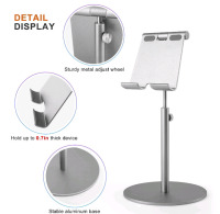 New | Aluminum 360&deg; Adjustable Phone/Tablet Stand