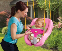 New in Box | Little Tikes 2 in 1 Snug & Secure Swing (Pink) for 9-48 Months | Measures 16"D x 16.3"W x 17"H