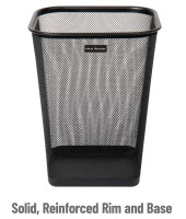 New | Mind Reader Brand Waste Basket | See Photos For Measurements