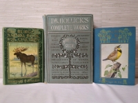 3 Vintage Hardcover Books: 2 Thornton W. Burgess Children's Books; 1 Dr Hollick's Medical Book
