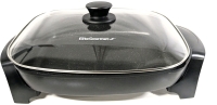 [As-Is] ELITE GOURMET <br/>10.5 Qt. Heavy Duty Nonstick Electric Skillet with Glass Lid - EG-6203 (No Power Supply)