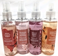 4 New BELIEVE Perfumed Hair and Body Mists : White Jasmine Amber, Blushing Cherry Blossom, Bright Berry Rose & Sparkling Mandarin Musk - 118ml ea*