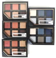 5 New BELIEVE BEAUTY Eyeshadow Palettes : Into the Blue &times;2 & Sultry Sunset &times;3 | 4g ea