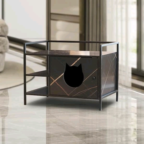 As New As Is In Box. Hidden Litterbox Enclosure. 23.20"x 30.30"x 21.30". Retails for over $100