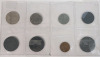 1913 - 1942 Belgium Coin Lot . Includes 1913 Silver 1 Franc . Eight (8) Coins