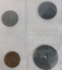 1913 - 1942 Belgium Coin Lot . Includes 1913 Silver 1 Franc . Eight (8) Coins - 4