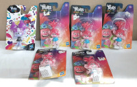 6 New Trolls Toy Figurines, Including 5 Poppy's and 1 Val