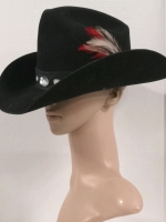 Vintage | Size 7 Men's Customized Ranch Western Wear Trail Ridge Cowboy Hat | Made w/ Water Repellent Fur Blend