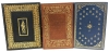 3 Vintage 1970s Limited Edition Hardcover Books : The Confessions of Saint Augustine, Charles Darwin: The Origins of Species, Treasure Island - 2