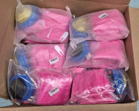 15 New Pink Peanut Yoga Balance Balls - 35.4" Long & 17.7" Tall