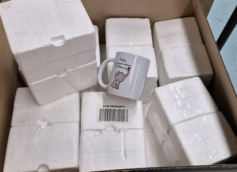 46 New Coffee Mugs "Hello, My New Name is Mommy"