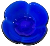 Stunning Cobalt Blue Tulip Bowl Made in Italy 9.25" &times; 3.75" & 5 Textured 8" Diameter Salad Bowls - 3