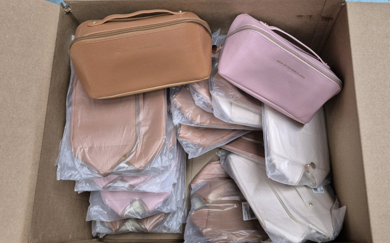 24 New Cosmetic Bags Rise of No Man's Land 3 Colours 8.5"L x 5"W x 5"H 3 Different Colours