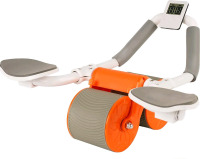 New Flatbed Addominal Wheel Orange Exercise Machine Retails over $50