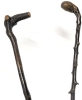 5 Fantastic Walking Canes : Marble Skull-Topped, Carved Wood Creature Head, Adjustable Accessibility Cane & Found Tree Branch Canes - Up to 39" Tall - 4