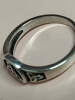 925 Pure Silver Celtic Knot Trinity Ring Size 10 Stamped - 4
