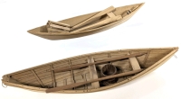 2 Vintage Signed Handmade Boats - Franks Dery c. 1890 &frac34; Scale PEI & Acadian Handcraft Nova Scotia - 10" - 14" Long