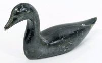 Signed Vintage Canadian Artist Ross Parkinson Soapstone Goose - 2.5" Tall