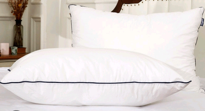 2 New | Sagino Cotton Pillows W/ Polyester Filling 20" x 30" Each | * Retails $120+ *