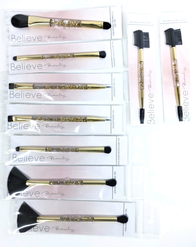 9 New BELIEVE Beauty Dual-Ended Makeup Brushes