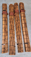 4 Reed Blinds 38" Wide & 71" Long