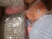 10 New Foot Scrubber Mats for Use in Shower - Helps Eliminate Calluses & Dead Skin 11.5 by 9.5" And 3 Neck and Back Stretchers (See Photos For Measurements)
