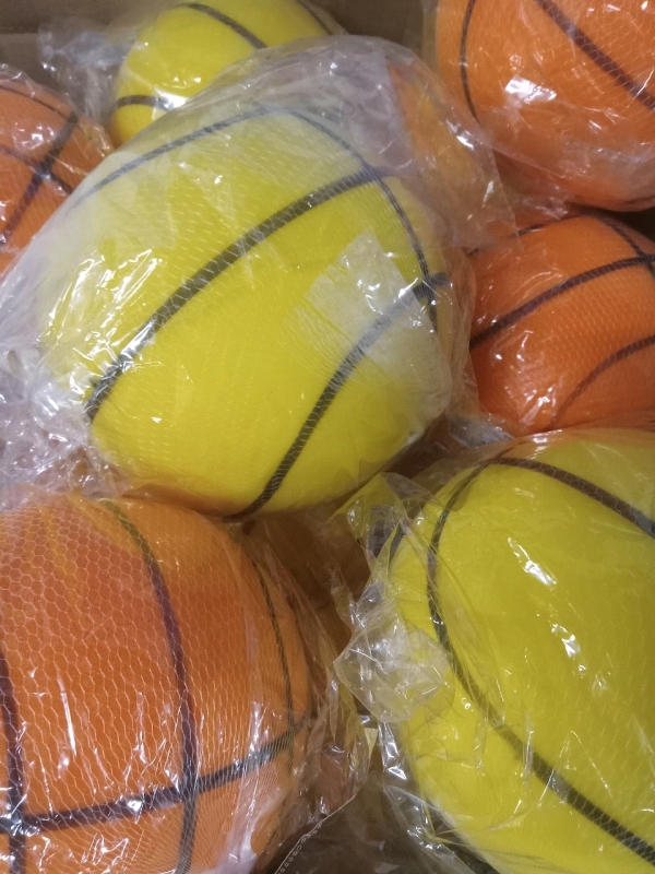 17 New 9" yellow & 7" Orange Foam Basket Balls | Perfect For Parties and Gatherings