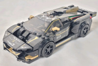 LEGO Speed Champions Lamborghini Hurac&aacute;n Super Trofeo EVO Build Car . Appears Complete , Dust from display