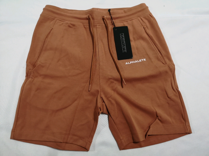 New ALPHALETE Men's Essential Core Shorts Size Small (Clay)