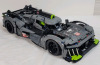 LEGO Technic PEUGEOT 9X8 24H Le Mans Hybrid Hypercar Build Set , # 42156 . Assembled , 1775 pcs. Appears Complete . Some dust from display . Measures 20"&times;9" - 2