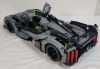 LEGO Technic PEUGEOT 9X8 24H Le Mans Hybrid Hypercar Build Set , # 42156 . Assembled , 1775 pcs. Appears Complete . Some dust from display . Measures 20"&times;9" - 4