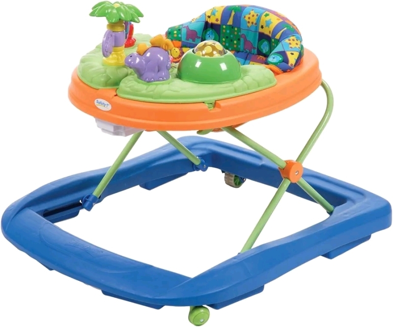 New In Box Safety 1st Dino Sounds 'n Lights Discovery Walker 28.1"L x 24"W x 22.5"H Retails Over $55 USD
