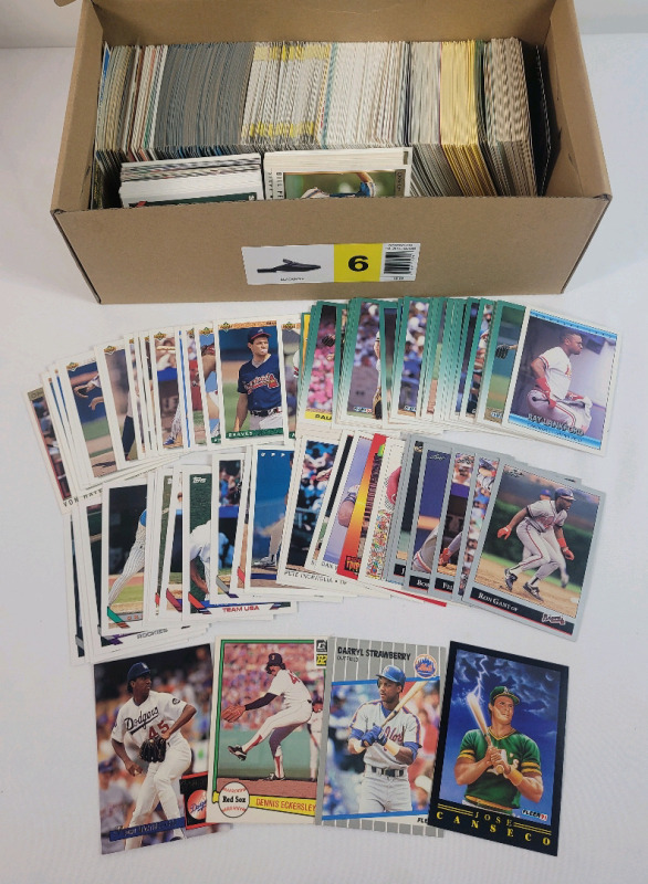 700++ 1981 - 1994 MLB Baseball Trading Card Singles . Fleer , Topps , OPC , Donruss