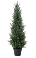 New - Laiwot 3ft. Artificial Cedar Topiary Potted Tree .