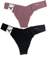 2 New Pairs Size MED Women's CALVIN KLEIN Dipped Thongs