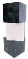 3 New Marble / Man-Made Marble Display Cubes - 3⅛" &times; 3&frac14; &times; 3⅛" Each