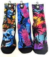3 New Pairs Size L/XL OUTWAY Crew Socks - Fits M12-14 / W12-13 | Retails Over $60!
