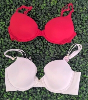 New Sizes 32C & 32D Women's VICTORIA'S SECRET Bras : Lined Demi Bra & Wear Everywhere T-Shirt Lightly Lined Bra | Over $100 Retail Value!