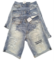 3 New Pairs Size 28,29 Women's AMERICAN EAGLE Airsoft + Ultrasoft Super Distressed At-The-Knee Jeans Shorts | Over $200 Retail Value!