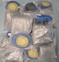 8 New | Grey Peanut Exercise Yoga Balance Balls * Retails $320 * | See Photos For Measurements