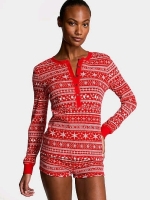 New Size SM Women's VICTORIA'S SECRET Thermal Short Pajama Set | Retails Over $60!